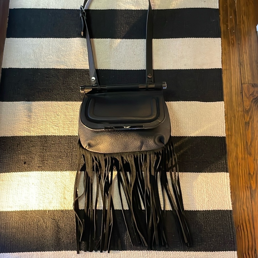 Steve Madden Leather Fringe Crossbody​​​